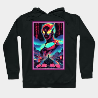 Retro Anime Comic Hero | Anime Origin | Vintage Anime Art Hoodie